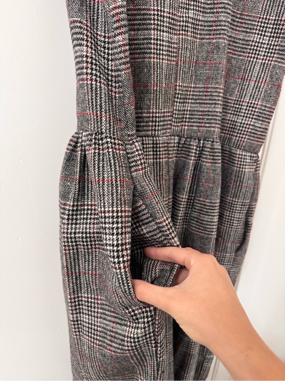 Vintage Prorsum Plaid Midi Jumper Dress Made in Korea. Vintage 1990s / Y2K era - Picture 7 of 7